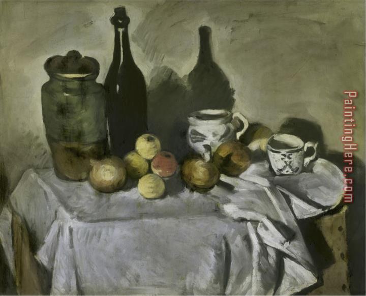 Paul Cezanne Still Life with Table Utensils
